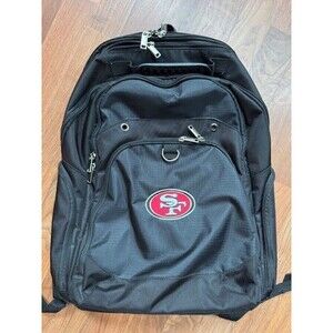 San Francisco 49ers Laptop Backpack Mercury Luggage Embroidered Travel Bag EUC